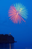 Split Rock 100 yr anniversary fireworks display