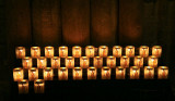 Candles in Notre Dame