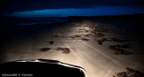 Night beach drive