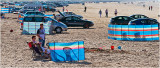 Castlerock beach on a sunny sunday