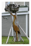 Sculture sur bois flottant, Sainte-Anne-des-Monts