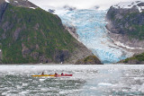 40-13314 -  Kayakers at Holgate Glacier