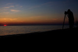 Photographing sunset