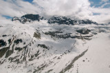 mountains and snow