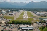 Freshly Painted Runway 7 at Merrill