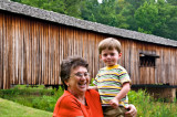Eli & Grandma At Watsons Mill