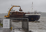 FINGAL, safely in Port  after coming in through rough seas. (3 of 4)