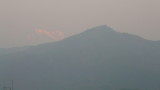 Le matin on aperoit les sommets enneigs  Pokhara