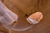 A window in rock