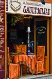 Colorful Latin Quarter restaurant