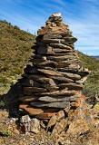 Large cairn on the Overton trail
