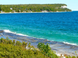 Full rock shoreline