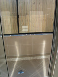 The ensuite shower.