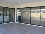 The back patio.