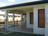 Rear patio area.