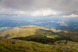 At the top
