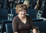 Waiting for the plane