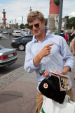 Street vendor trying to sell me something