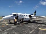 This plane  took me to Aruba