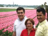 Hodero and inlaws at the tulipfields