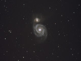 M51 - The Whirpool Galaxy 27 & 28-Apr-2009