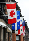 Quebec Province and Montreal flags