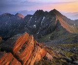 Sunset An Teallach Ridge