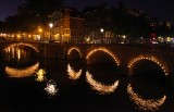 red and gold light district