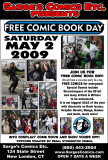 Free comic book day 2009  at Sarges