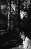 1992 - Tucson, Mt Lemon. Ortrud Schuh in the woods.