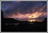 Sunset in the beach town of Cachagua