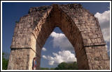 Explorer and Big Mayan Arch
