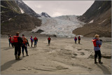 Approaching Davidson Glacier