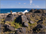 Rock Cairns on Aruba Near the Natural Bridge