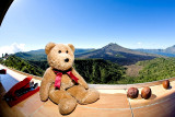 Admiring the view at Mt Batur ....