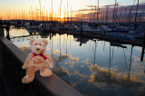  A romantic sunset at Everett Marina....
