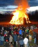 Osterfeuer des SC Lanzenkirchen