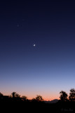 Crescent Moon, Venus, and Jupiter: Act II