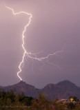 Thimble Peak Lightning Strike