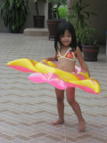 Ang Ang is ready for a swim