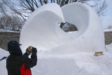 SNow carving at Quebec city - Carnaval de Qubec 2008