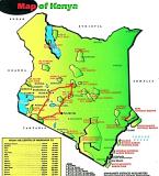 Kenya Safari Map