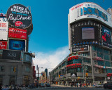 Billboards on Dundas Square, Downtown Toronto