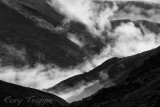 Low cloud rising above Dinas Mawddwy