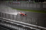 Kimi Raikkonen in the rain