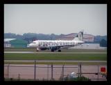 Frontier Airlines Airbus @ takeoff