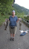 Sherri with a couple of big ones (fish that is!)
