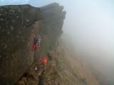 The Crank in the mist, Ramshaw Rocks