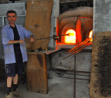 The Masters of Glass at work: They work at 1400 ° C ... I work at ISO 1600 !!!