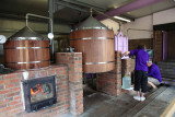 Lavender Centre extracting the oil